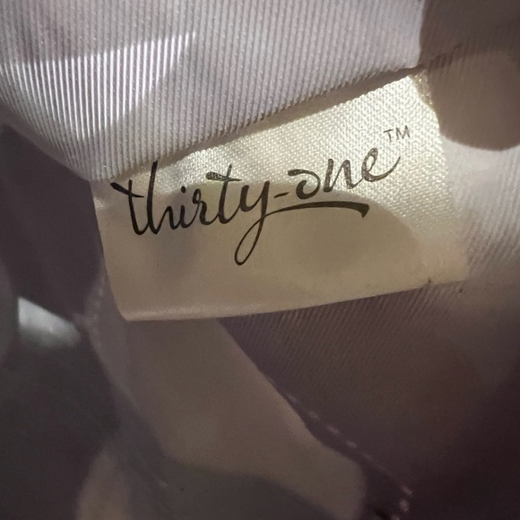 Thirty One Carry All Polka Dot Tote Bag - Picture 6 of 6